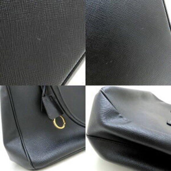 Prada Handbag Saffiano Leather Black - Picture 5 of 10